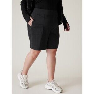 Athleta Women's Trekkie Bermuda 2.0 Shorts - Size 18, Black